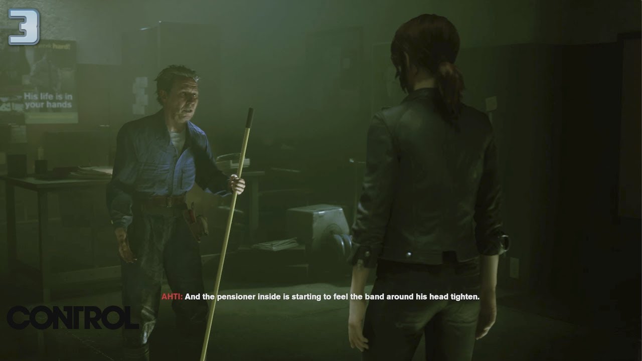 Ahti Is One Mysterious Janitor | Control Pt 3 | Technically Gaming ...
