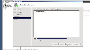 How to install? IIS 7 on Windows Server 2008
