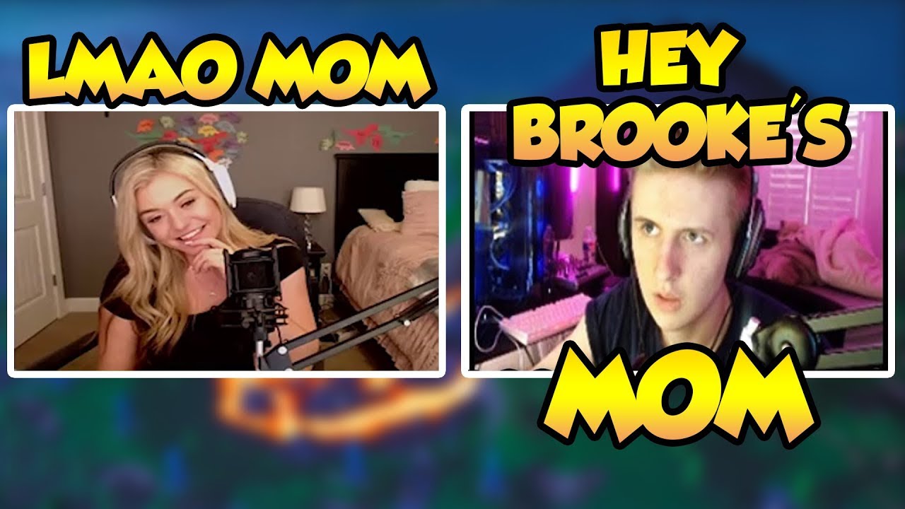 Brookes Mom Comes On Stream And Says Hi To Chat Youtube