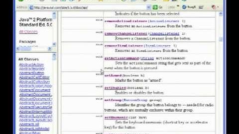 Java Tutorial: Using Java API Documentation