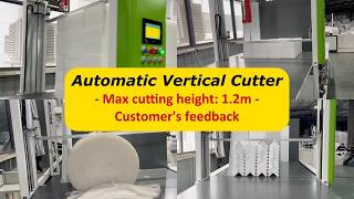 Big Block Cutting: 1.2m Height Automatic Vertical Foam Cutting Machine