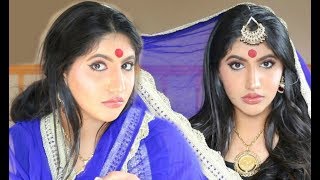 طريقة المكياج الهندي خطوة بخطوة | مكياج العيد | Indian Makeup Tutorial