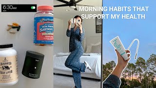 Habits I Do EVERY Morning That Support My Health | holistic health and wellness tips!