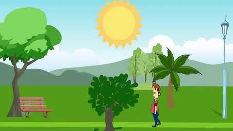 Background & Character 2D Animation | Walking Cycle