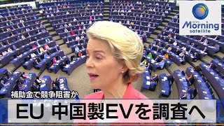 EU 中国製EVを調査へ　補助金で競争阻害か【モーサテ】（2023年9月14日）