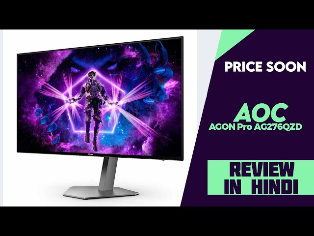 AOC AG276QZD 27 QHD 1440p 240 Hz OLED Gaming Monitor AG276QZD