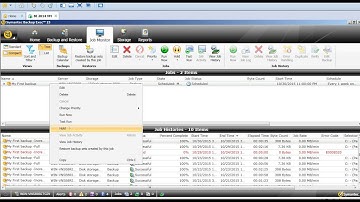 How To Place Backup Job  On Hold In Symantec Backup Exec