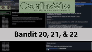 Over the Wire Bandit 20 ,21 & 22 walk-through solution [ Learn Kali Linux