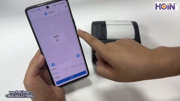 How to use Android Dlabel with Hoin Label Printer HQ300