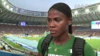 Moscow 2013 - Blessing OKAGBARE NGR - Long Jump - Final
