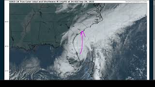 [Thursday] Ian Crosses Florida; Landfall in South Carolina with Significant Impacts Expected Friday