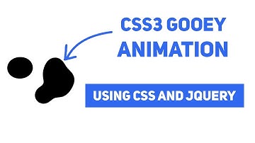 CSS3 Gooey Animation Effects | jQuery Only For Draggble Element