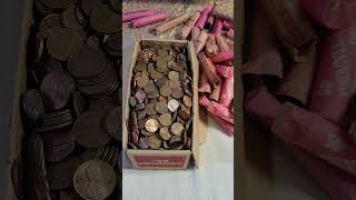 Searching 2,500 Penny Coin Collection Turned Into Bank! EVERY Cent is 40+ Years Old!