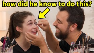 My Husband Does My Makeup (results shocked me)