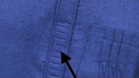 Placket design for Senator