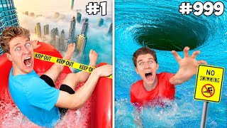 BREAKING 1,000 RULES IN 24 HOURS!! Busting Myths vs Laws, Surviving Pranks \& Facing 100 Fears