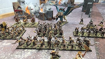 Orc & Goblin Tribes vs Empire of Man: Warhammer Old World Battle Report