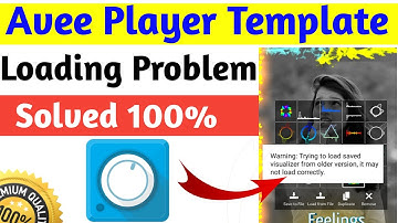 Avee Player Template loading Problem solved| avee Player Template loading error | #avee_player