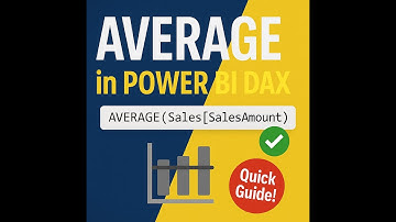 Power BI DAX AVERAGE Function – Quick & Easy Tutorial!