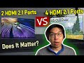 Why Sony A90J Only Has Two HDMI 2.1 Ports But LG C1 & G1 Have Four - Does It Matter?