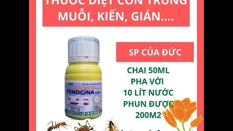Thuốc Diệt Muỗi Của Đức Fendona 10SC Thuốc Diệt Côn Trùng: Ruồi, Muỗi, Kiến, Gián...