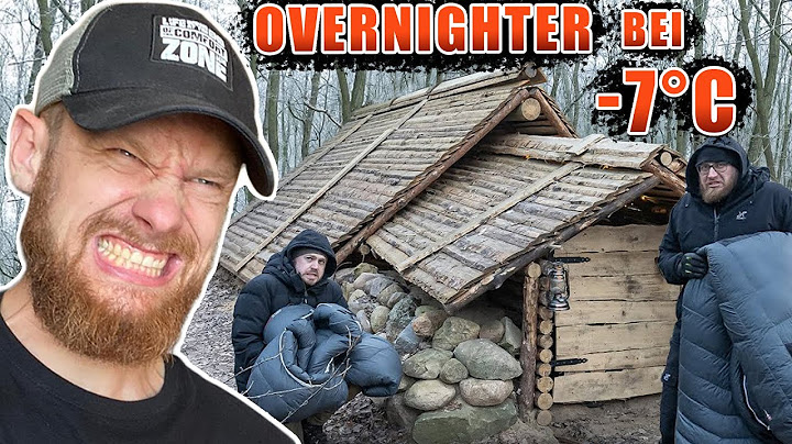 Grubenhaus Overnighter in EXTREMER KÄLTE - Naturensöhne bei -7 °C! | Fritz Meinecke reagiert