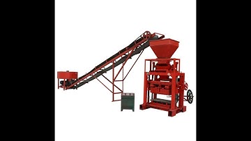 QTJ4-35 brick making machine concrete block vibro press block machine