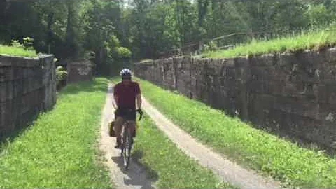 Aquaduct in the C&O Canal Towpath Trail