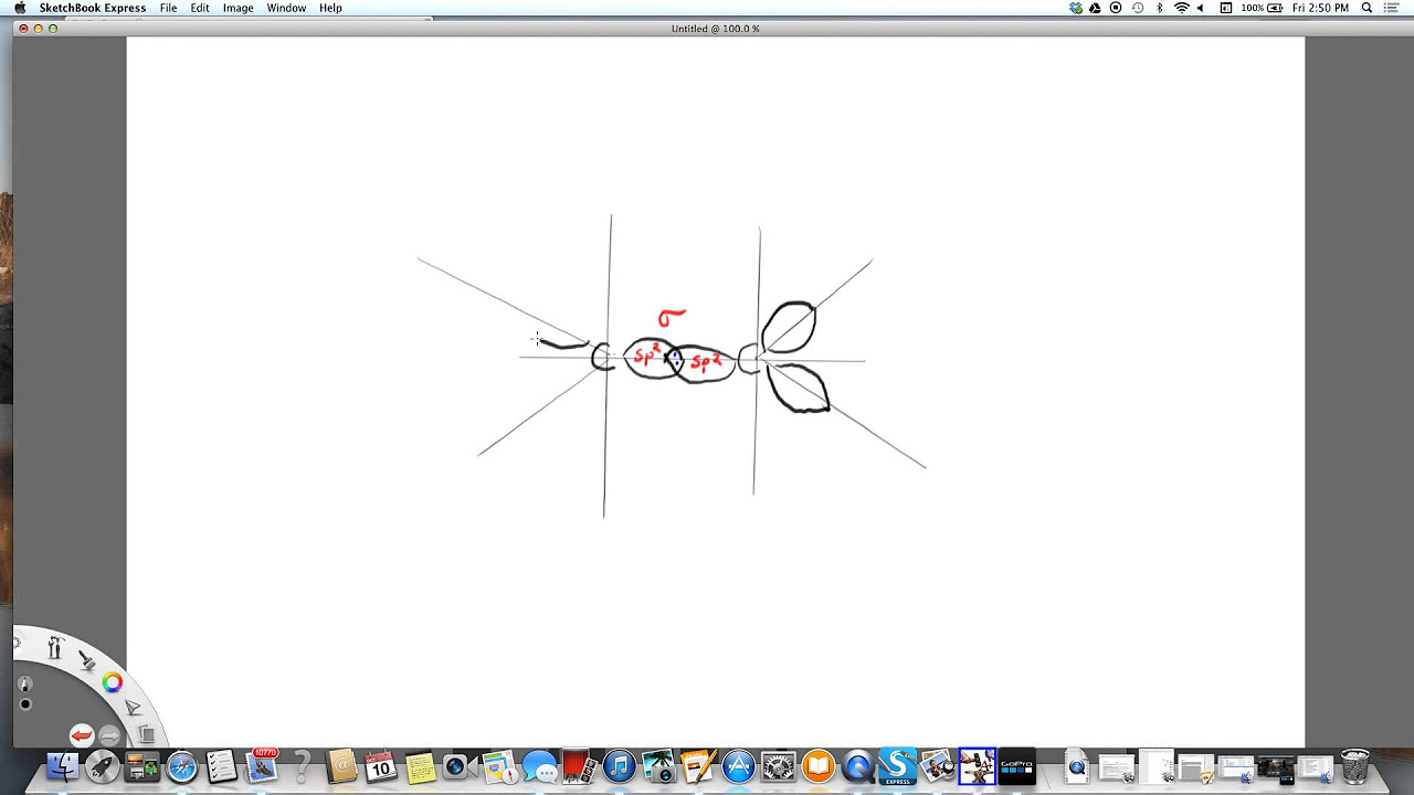 Contour diagram C2H4 Trigonal planar - youtube
