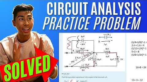 Intro to Circuit Analysis | Ch.6 Inductance and Capacitance | Q12: Find the equivalent capacitanc...