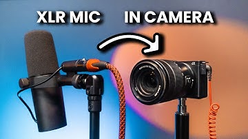 How To Record Studio Mic Audio Straight In Camera (No Sync, High Quality)