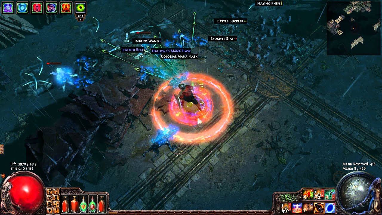 Path of Exile: Full Life Righteous Fire Duelist & Ethereal Knives quick ...