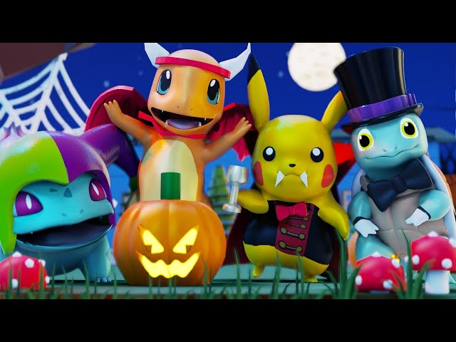 LEGO POKEMON HALLOWEEN animation (compilation) class=