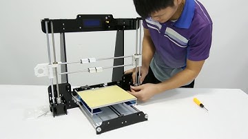 Anet A8-M dual extruder 3D printer self assembling video