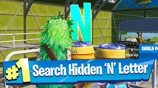 Search hidden 'N' found in the The Lowdown Loading Screen - Fortnite Battle Royale
