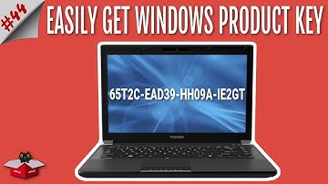 How To Get/Check/Find Windows Product Key or License Key | Windows 10/8/7/Vista/XP