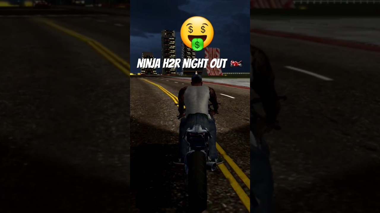 Ninja h2r night out 🏍🤑 ll #viral #shorts #youtubeshorts #youtube #funny #comedy #fyp #reels #music