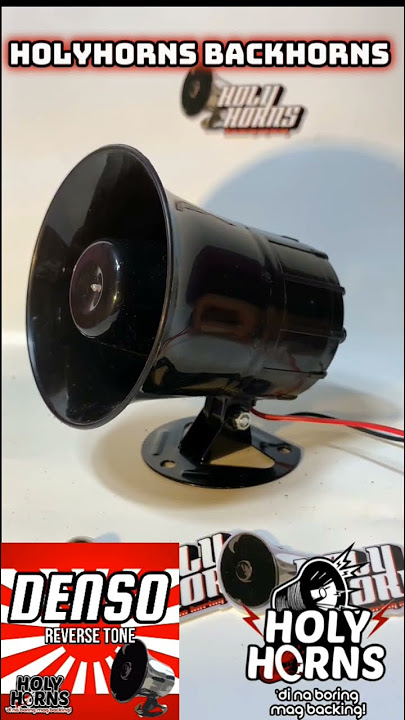BAKUSHIMAS DENSO REVERSE TONE BACKHORN INNOVATIVE VOICE WARNING BACKING ALARM FOR TRUCKS #truck