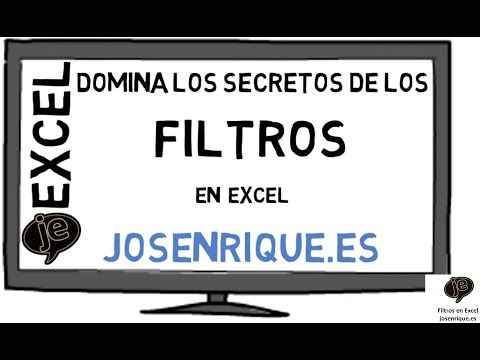 Vídeo: Què és la tecla de drecera per a Filtre a Excel?