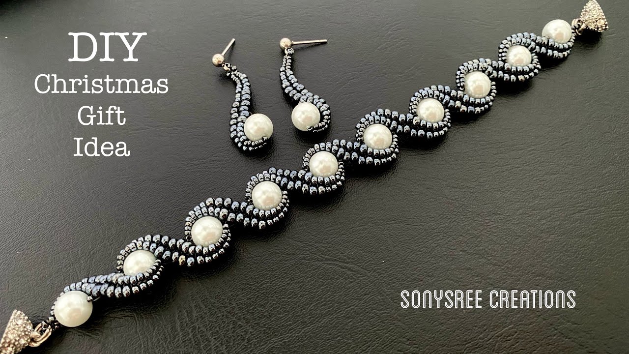 Handmade Beaded Jewelry Designs Simple Pearl Bracelet And Ring Set · How To  Make A Pearl Bracelet · Jewelry on Cut Out + Keep