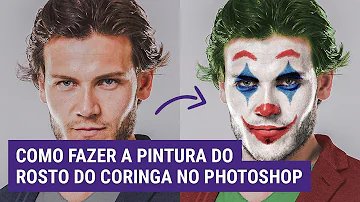 Como fazer a pintura do Coringa no rosto?