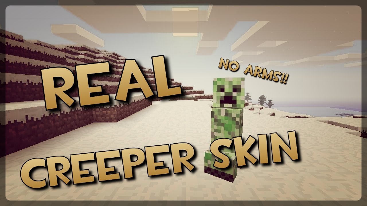 real creeper  Minecraft Skin