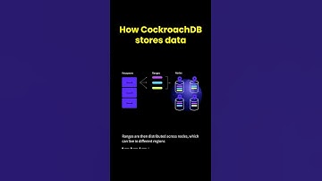 How does #CockroachDB store #data?