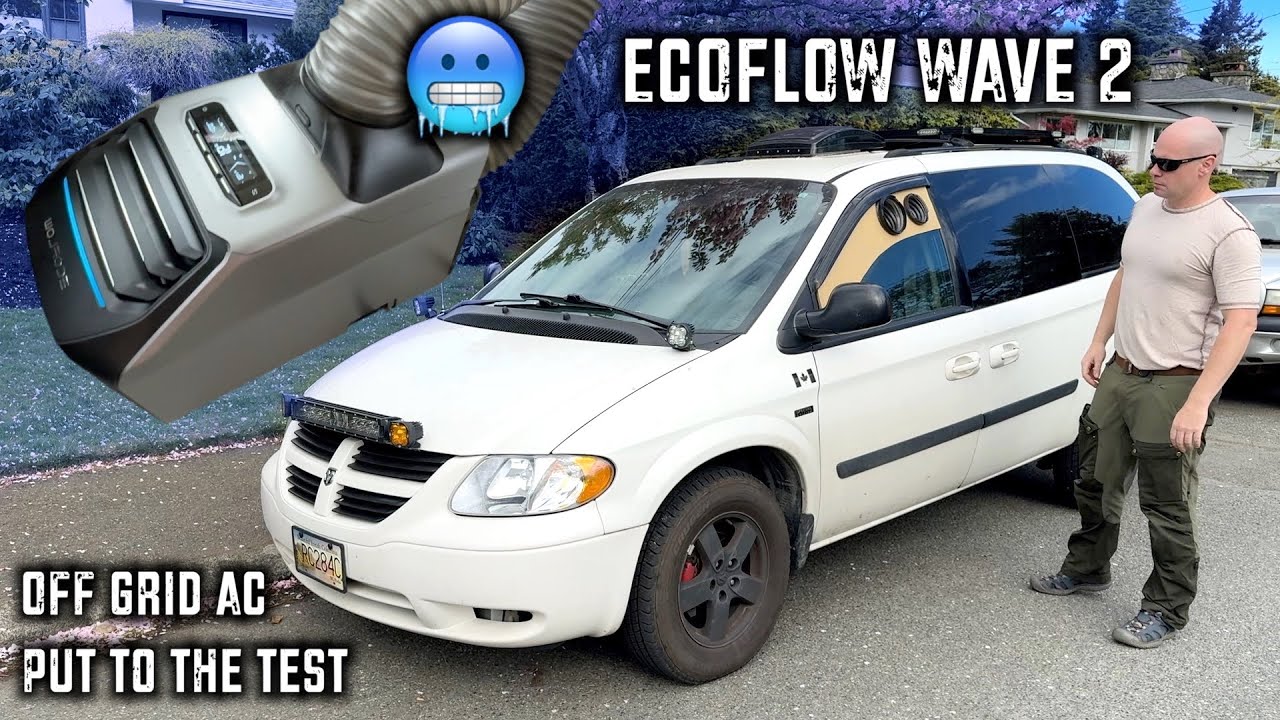 Testing Out \u0026 Sleeping With EcoFlow's Portable Wave 2 Air Conditioner/Heater