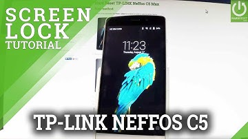 TP-LINK Neffos C5 Max Set Screen Lock / Android Screen Lock Settings