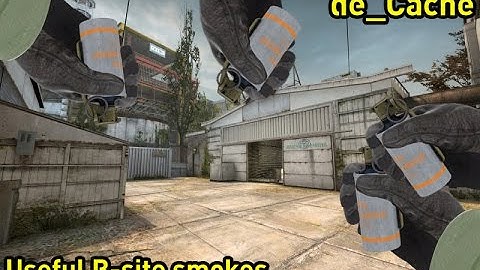 CS:GO | Useful smokes on de_Cache | B-site