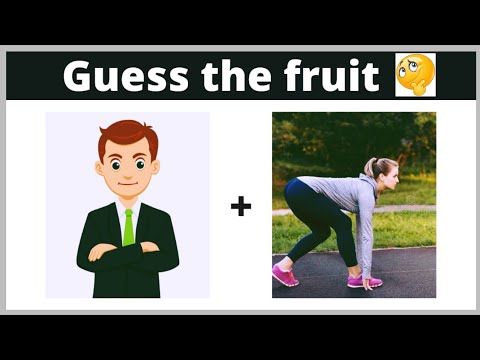 Guess the FRUIT ?? by connecting the images | Connexion game in english?