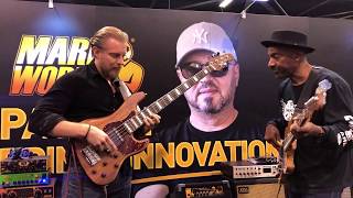 Hadrien Feraud and Marcus Miller  NAMM 2020