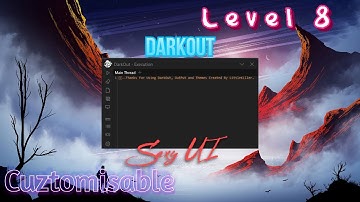 DarkOut I Level 8 I Fully Cuztomisable I OP Features I Sexy Animations And UI I