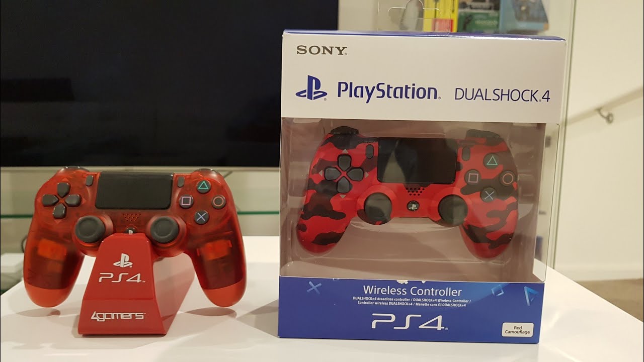PS4 Red Camo Special Edition Unboxing - YouTube